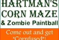 Hartman's Haunted Corn Maze & Zombie Paintball Hunting